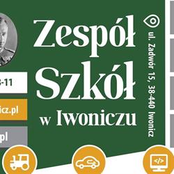 Zespół Szkół, Iwonicz godziny otwarcia