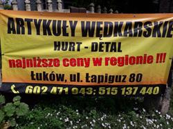 Caster. Art. wędkarskie, Łuków godziny otwarcia