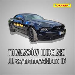 Cabrio. Ośrodek szkolenia kierowców. Nelc T., Tomaszów Lubelski godziny otwarcia