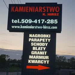 Hirsz Krzysztof. Kamieniarstwo, Żukowo godziny otwarcia