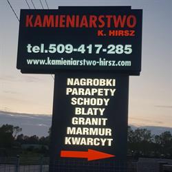 Hirsz Krzysztof. Kamieniarstwo, Żukowo godziny otwarcia