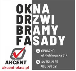 P.W. AKCENT Sp. z o.o. Okna i drzwi PCV oraz ALU, Opoczno godziny otwarcia