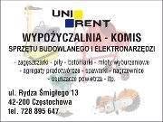 Uni Rent, Częstochowa godziny otwarcia
