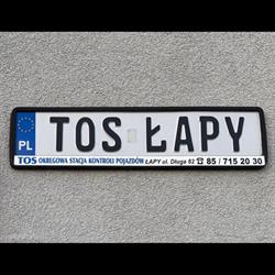 Tos. Stacja Kontroli Pojazdów. Dworakowski K., Łapy godziny otwarcia