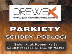 Drewex. Schody, parkiety. Usługi, Świdnik godziny otwarcia