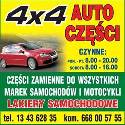 4x4. Sklep Motoryzacyjny. Uliasz T., Krosno godziny otwarcia