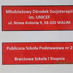 Młodzieżowy Ośrodek Socjoterapii, Walim godziny otwarcia