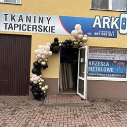 Arkos. Hurtownia materiałów tapicerskich, hurtownia krzeseł., Radomsko godziny otwarcia