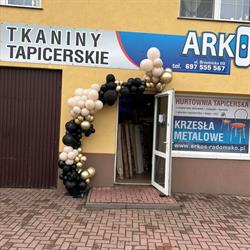 Arkos. Hurtownia materiałów tapicerskich, hurtownia krzeseł., Radomsko godziny otwarcia