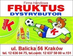 Fruktus. Hurtownia soków, mrożonek i lodów, Kraków godziny otwarcia