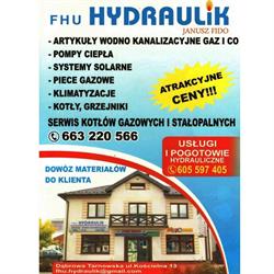 Hydraulik. Fido J., Dąbrowa Tarnowska godziny otwarcia