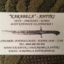 Karabela. Antyki. Bogacka-Eliasz A., Kasiarz I.L., Katowice godziny otwarcia