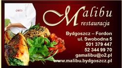 Malibu. Restauracja, organizacja przyjęć, catering, Bydgoszcz godziny otwarcia