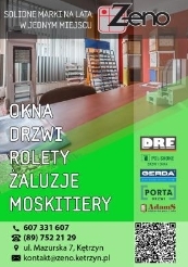 Zeno. Okna, Drzwi, Rolety Alu PVC, Kętrzyn godziny otwarcia