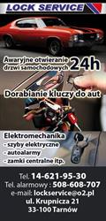 LOCK SERVICE Awaryjne otwieranie samochodów Dorabianie kluczy Tarnów, godziny otwarcia
