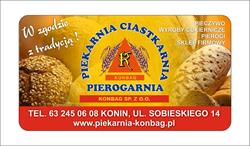 Konbag. Piekarnia i sklep firmowy. Pietrzak S., Konin godziny otwarcia