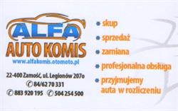 Alfa. Autokomis, Zamość godziny otwarcia