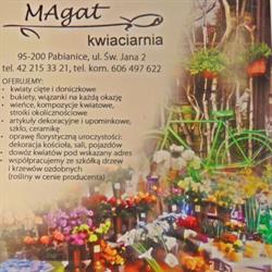 Magat. Kwiaciarnia, Pabianice godziny otwarcia