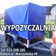 Balcerzak Andrzej. Wypożyczalnia Przyczep, Lawet, Betoniarek, Radom godziny otwarcia