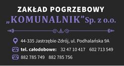 Zakład Pogrzebowy Komunalnik, Jastrzębie-Zdrój godziny otwarcia