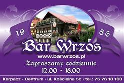 Bar Wrzos, Karpacz godziny otwarcia