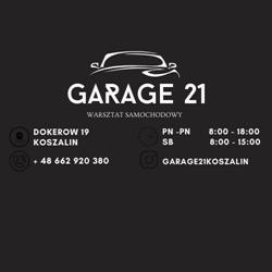 Garage 21, Koszalin godziny otwarcia