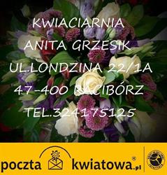 Grzesik Anita. Kwiaciarnia, Racibórz godziny otwarcia