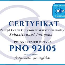 Specjalistyczny Zakład Optyczno - Optometryczny Sebastian Powązka, Jelenia Góra godziny otwarcia