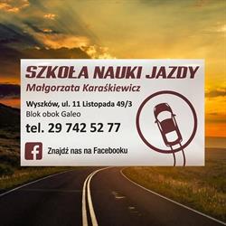Jagielski E., Karaśkiewicz m. Szkoła Nauki Jazdy, Wyszków godziny otwarcia