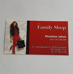 Family Shop. Sklep Odzieżowy, Jędrzejów godziny otwarcia