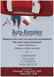 AUTO-KOMPLEX. ADAMASZEK G., Janów Lubelski godziny otwarcia