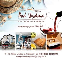 Pod Wydmą Restauracja Smażalnia ryb Unieście, Mielno godziny otwarcia