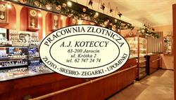 Koteccy J.a. Pracownia Złotnicza, Jarocin godziny otwarcia