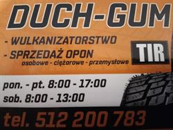Duch-Gum. Wulkanizatorstwo Ciężarowo - Osobowe, Wiązowna godziny otwarcia