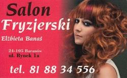 Salon Fryzjerski Elżbieta Banaś, Baranów godziny otwarcia