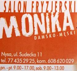 Monika. Zakład Fryzjerski, Nysa godziny otwarcia