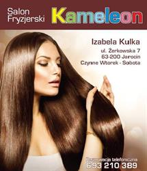 Salon Fryzjerski KAMELEON - Iza Kulka, Jarocin godziny otwarcia