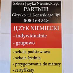 Partner. Szkoła Języka Niemieckiego, Giżycko godziny otwarcia