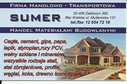 Sumer. Firma handlowo - transportowa, Kraków godziny otwarcia