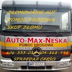 AUTO-MAX-NESKA Stacja demontażu pojazdów, Radom godziny otwarcia