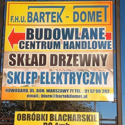 Bartek-Domet. Bąk J. Hurtownia Materiałów Budowlanych i Stali, Nowogard godziny otwarcia