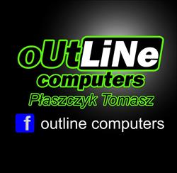 Outline Computers. Sprzęt Komputerowy, Reklama, Pieczątki, Wolbrom godziny otwarcia
