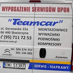 '' Teamcar '' Handel i Serwis Urządzeń Wulkanizacyjnych, Skwierzyna godziny otwarcia