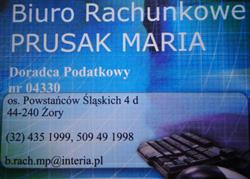 Prusak Maria - Biuro Rachunkowe, Żory godziny otwarcia