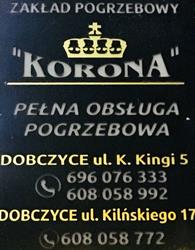 Korona - Zakład Pogrzebowy, Myślenice godziny otwarcia