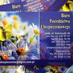 Progres Ubezpieczenia, Łódź godziny otwarcia