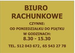 Szendryk Romuald - Biuro Rachunkowe, Góra godziny otwarcia