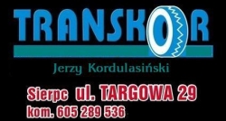 Transkor S.c. Wulanizacja, Sprzedaż Opon, Transport, Sierpc godziny otwarcia