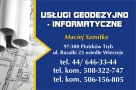 Usługi Geodezyjno-Informatyczne Maciej Szmitka, Piotrków Trybunalski godziny otwarcia