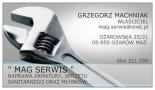 Mag Serwis Grzegorz Machniak, Ożarów Mazowiecki - godziny otwarcia